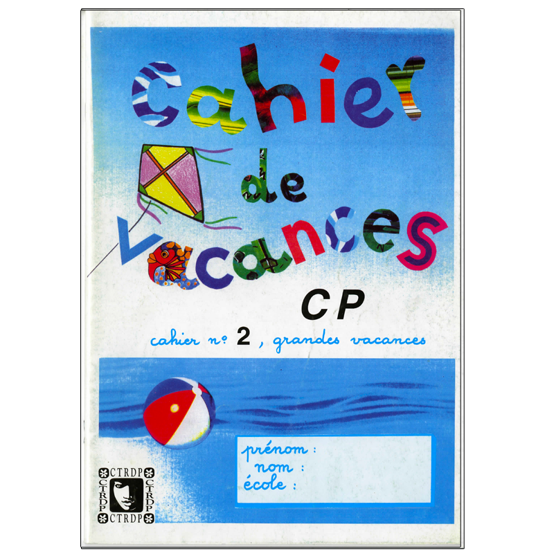 Cahier de vacances CP Tiurai