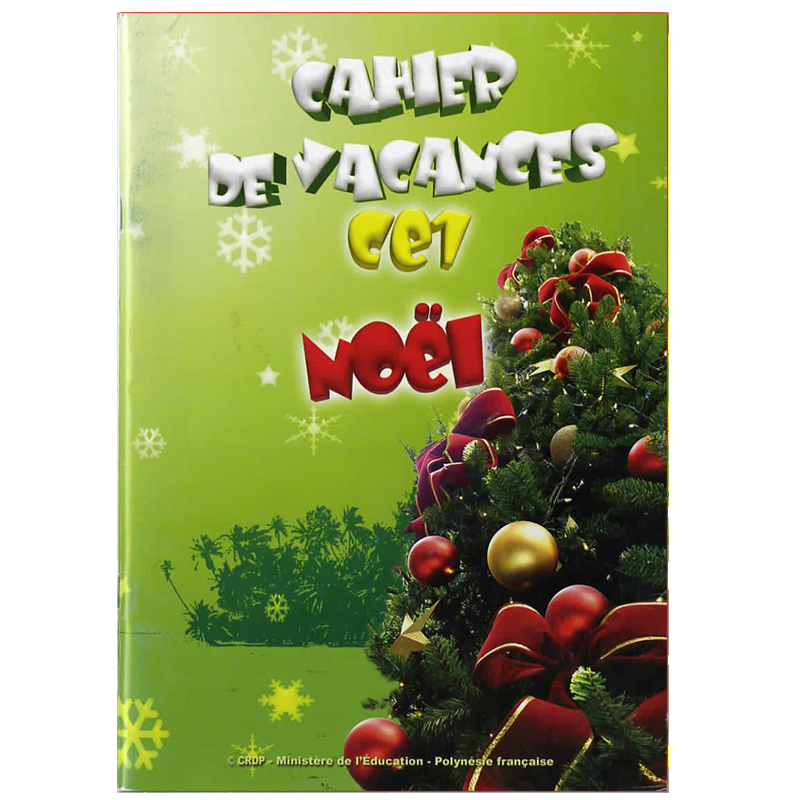 Cahier de vacances CE1 Noël