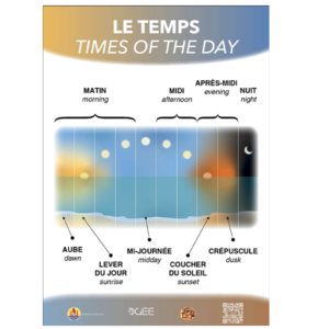 Le temps - Times of the day - FR/EN